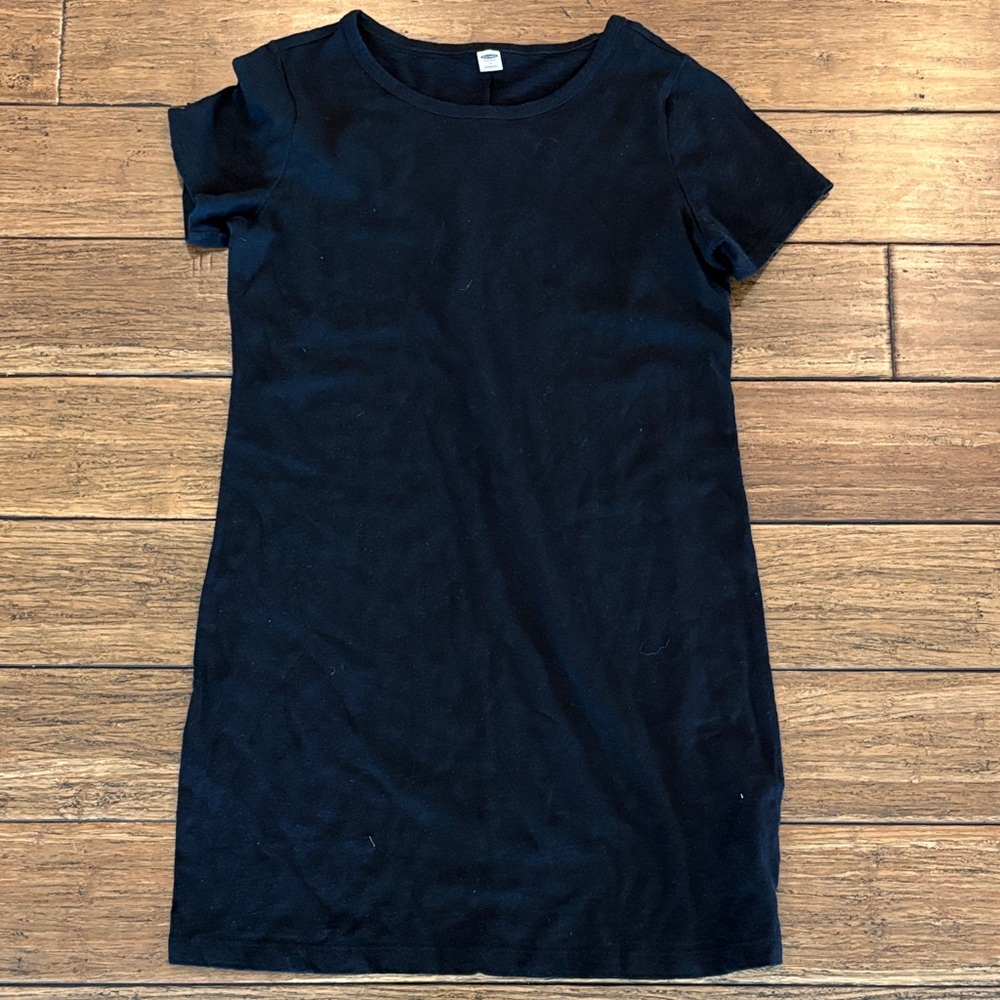 Old Navy Black Short Sleeve Mini Dress